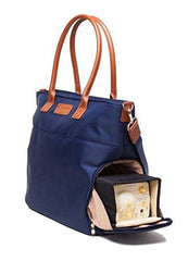 Sarah Wells Abby insulated pockets help maintain bottle temperature during commutes
