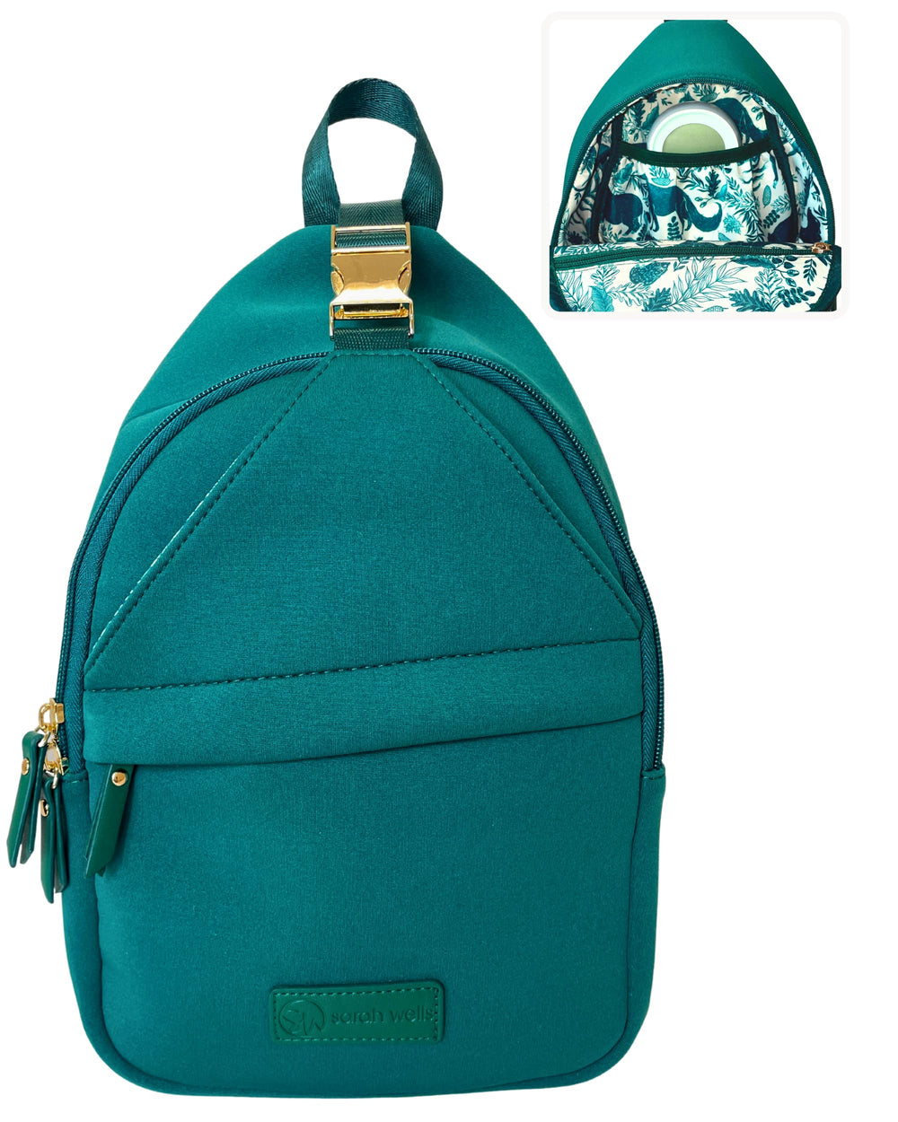 Sarah Wells Allie Sling Bag exterior view for hands-free pumping
