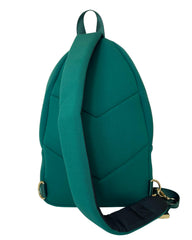 Sarah Wells Allie Sling Bag exterior zip pocket keeps phone and essentials handy