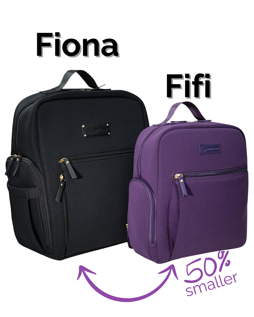 Sarah Wells Fifi Mini bag insulated pocket keeps milk and snacks cool.