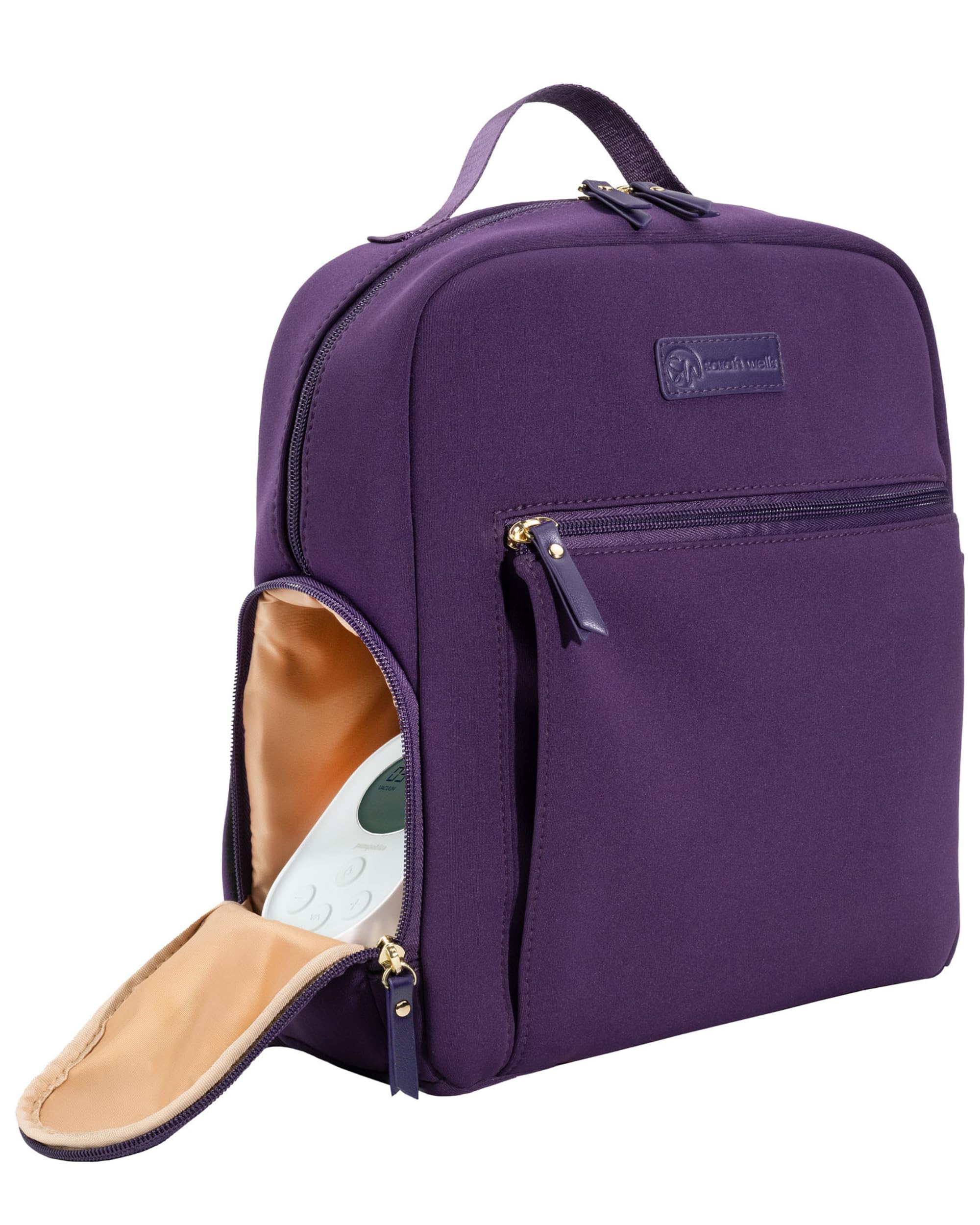 Sarah Wells Fifi Mini machine-washable neoprene for quick cleanup.