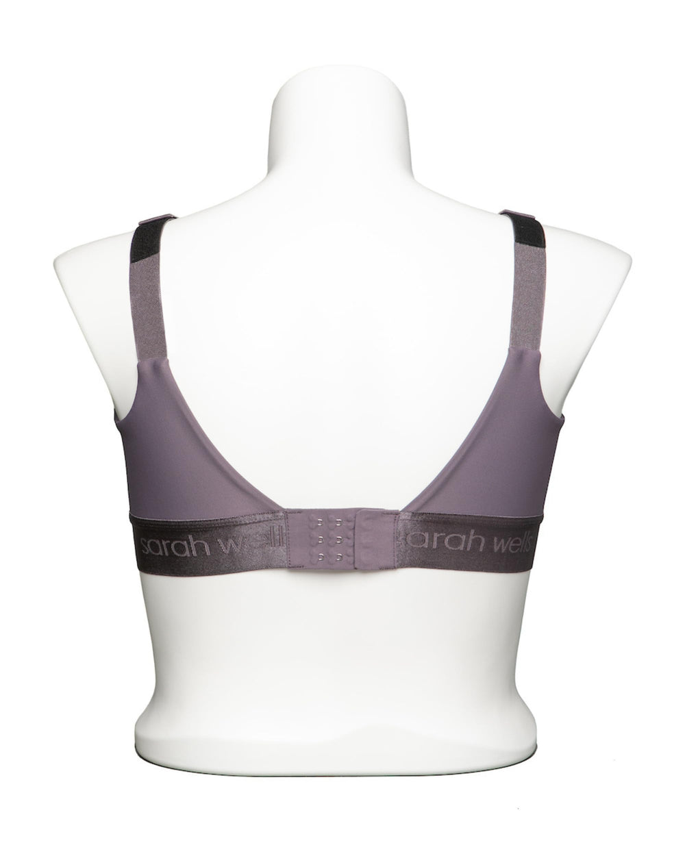 Model wearing Sarah Wells Journey bra highlights inclusive XS to 3XL size range