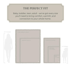 SARANONI Bamboni newborn use, swaddle-friendly blanket offering cozy warmth