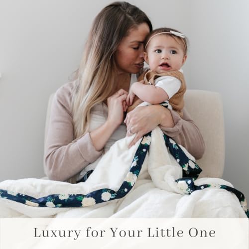 SARANONI machine-washable blanket easy-care with satin border