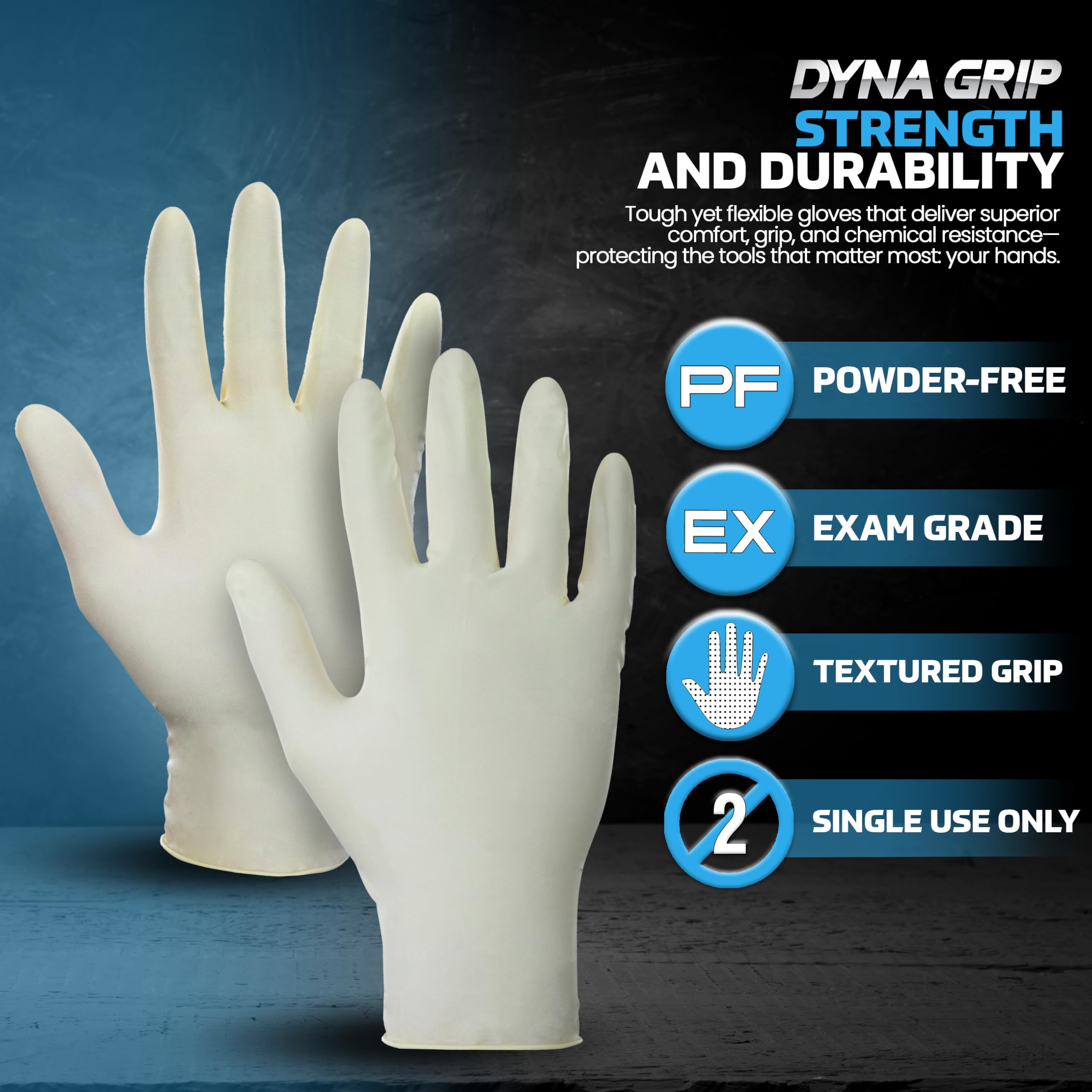 SAS Dyna Grip gloves highlight the beaded cuff for easy donning