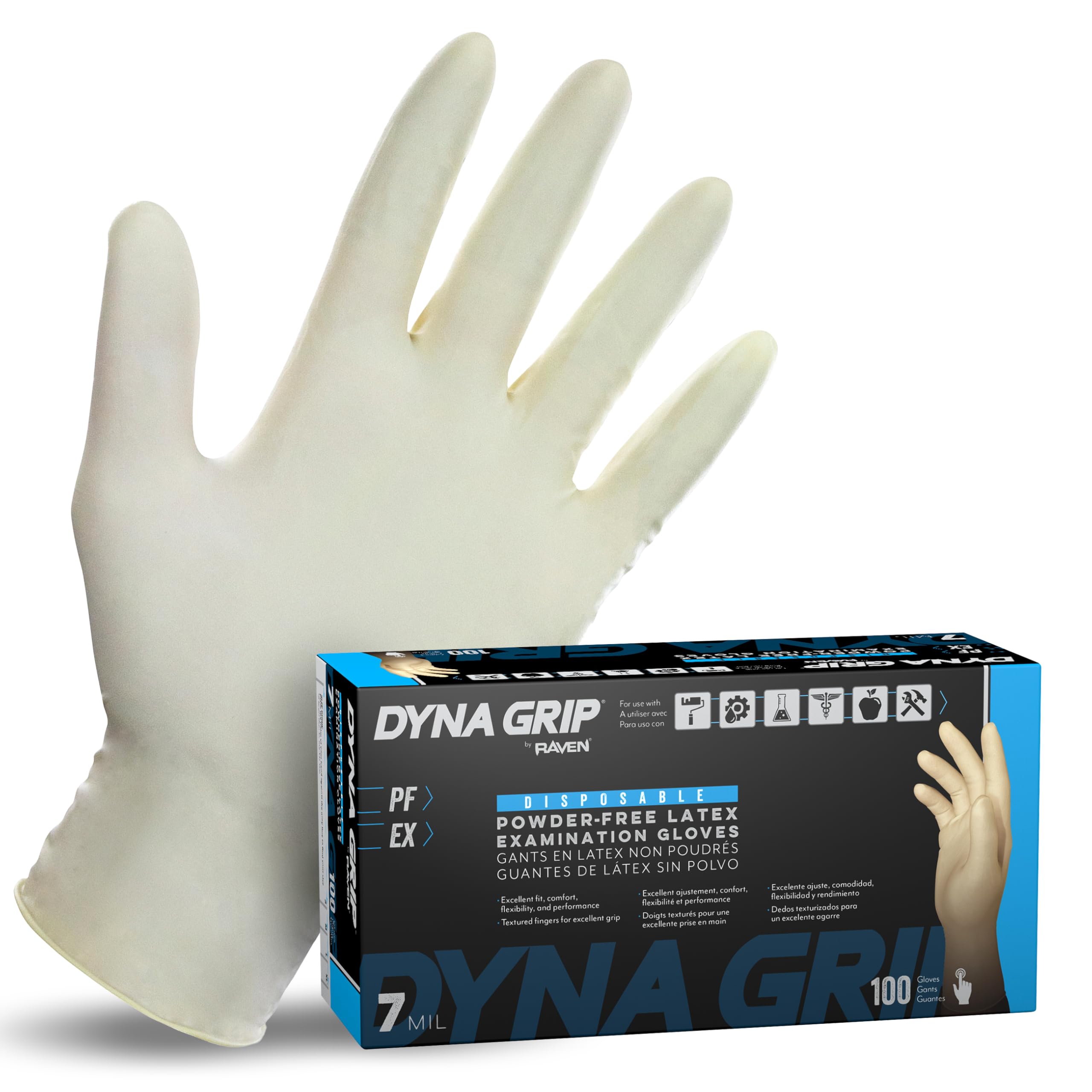 SAS Dyna Grip gloves with textured grip for secure handling in automotive tasks