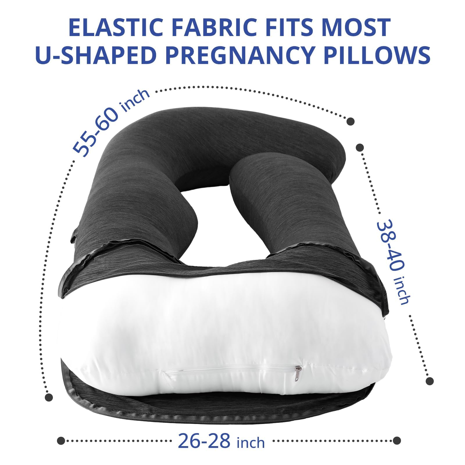 Sasttie cooling pillow cover close-up shows breathable fabric for cooler sleep