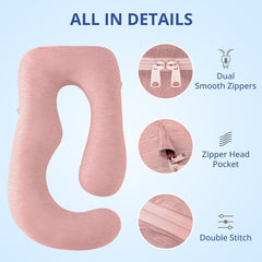 Sasttie two-way zipper detail allows easy cover changes