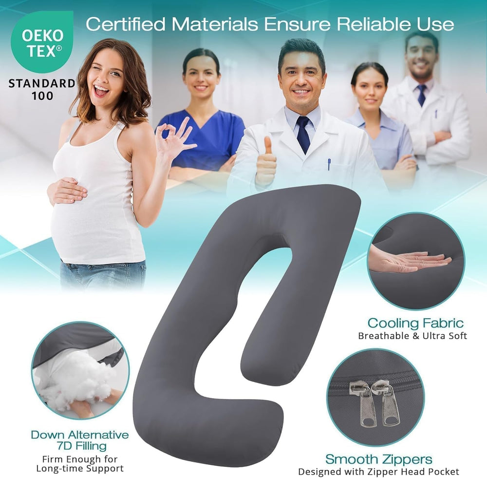 Sasttie pillow filled with down-alternative for balanced support and plush feel