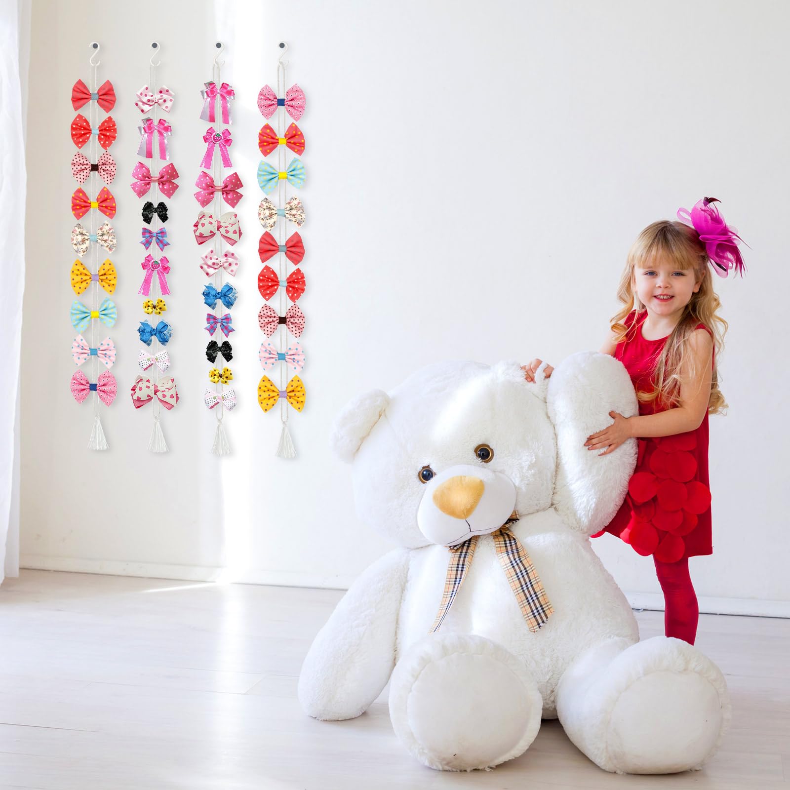 Expandable display for growing baby hair accessory collection