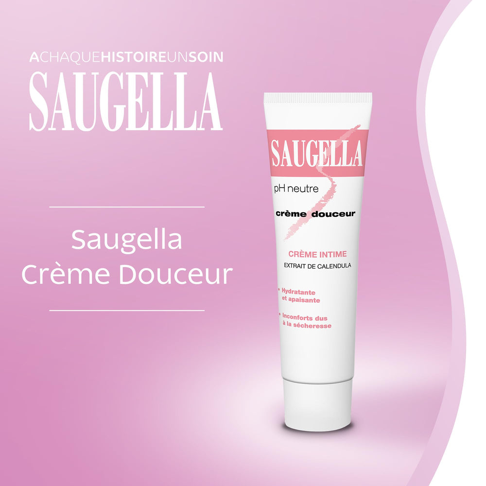 Close-up of texture showing smooth, hydrating cream for gentle vulvar comfort.