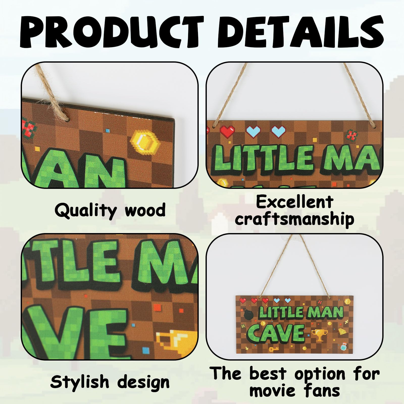 SAVITA pixel art bedroom decor adds bold gaming vibes.