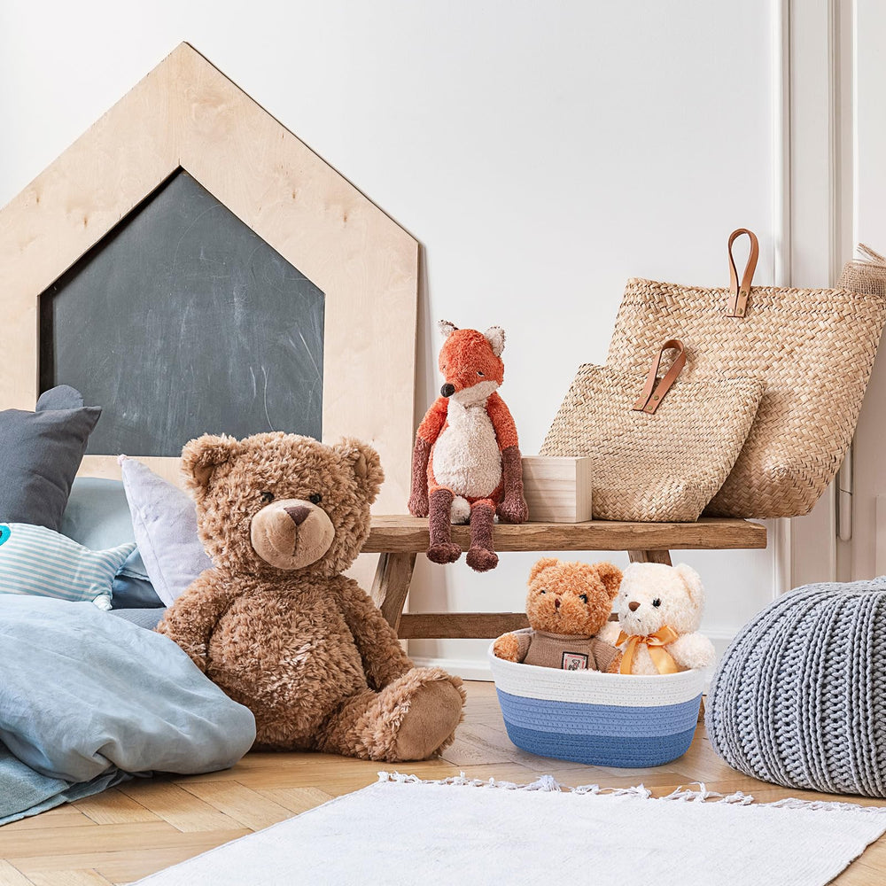 Sawysine living-room organizer baskets ideal for blankets and toys
