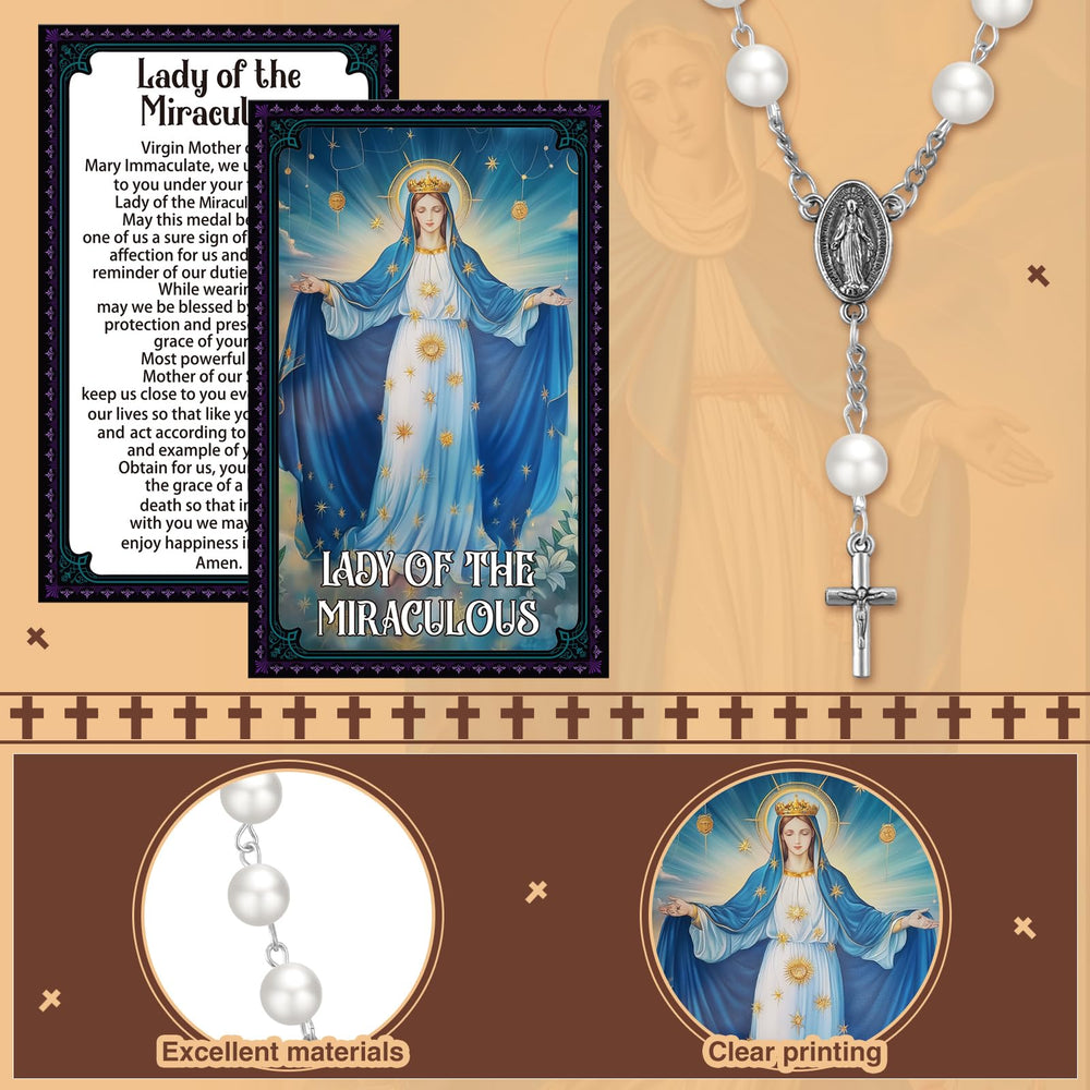 Sayglossy packaging bags – neat storage for gifting each bracelet and prayer card.