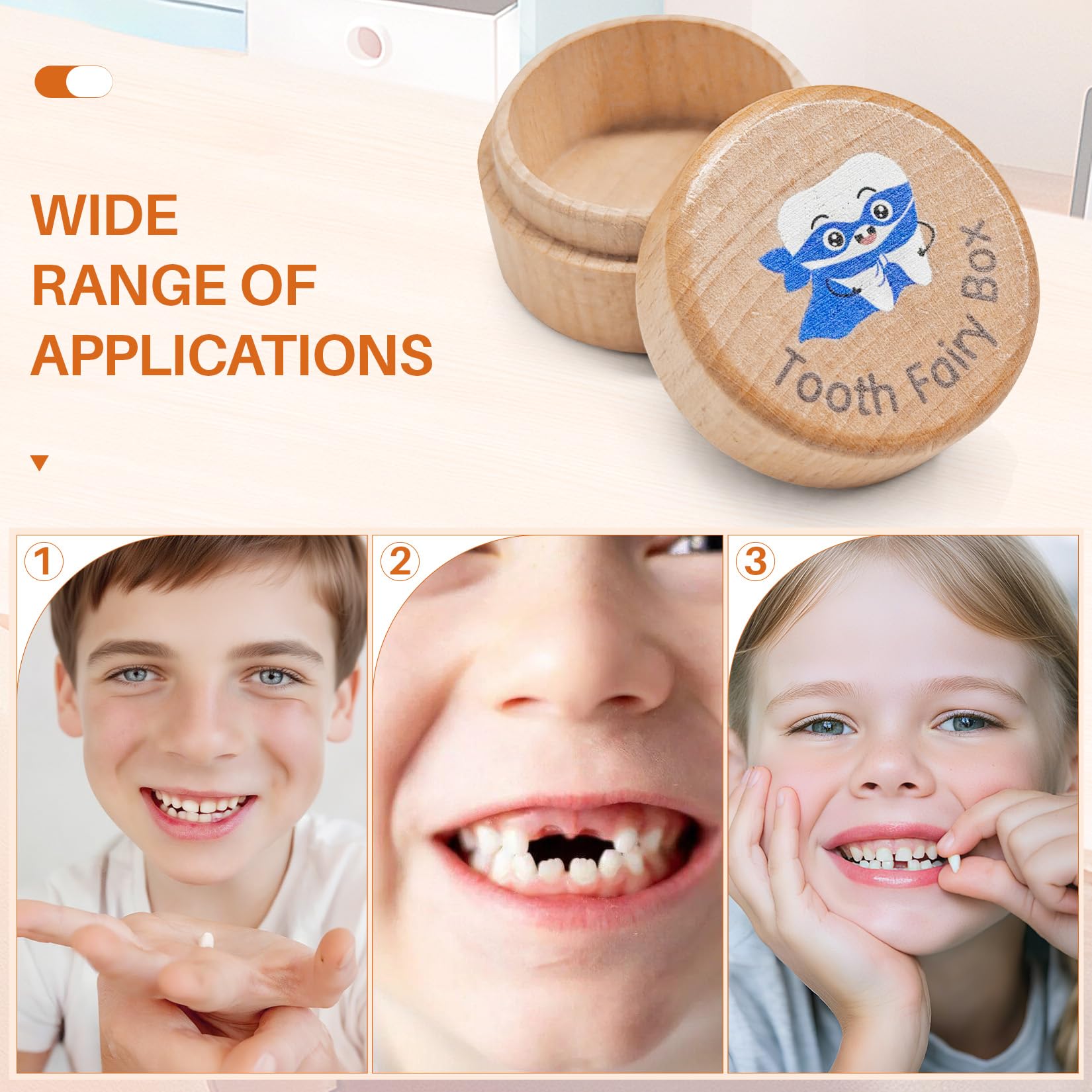 Sbarklo mortise-tenon wood construction provides durable preservation of tiny teeth.