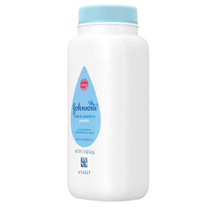 Convenient 24-pack box for Johnson's Baby Powder for family travel and refills