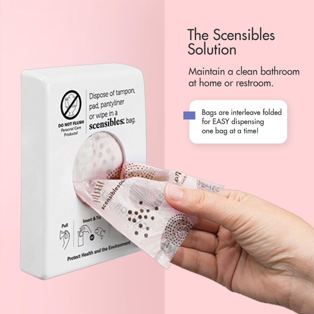 SCENSIBLES bags made from 100% post-consumer recycled resin