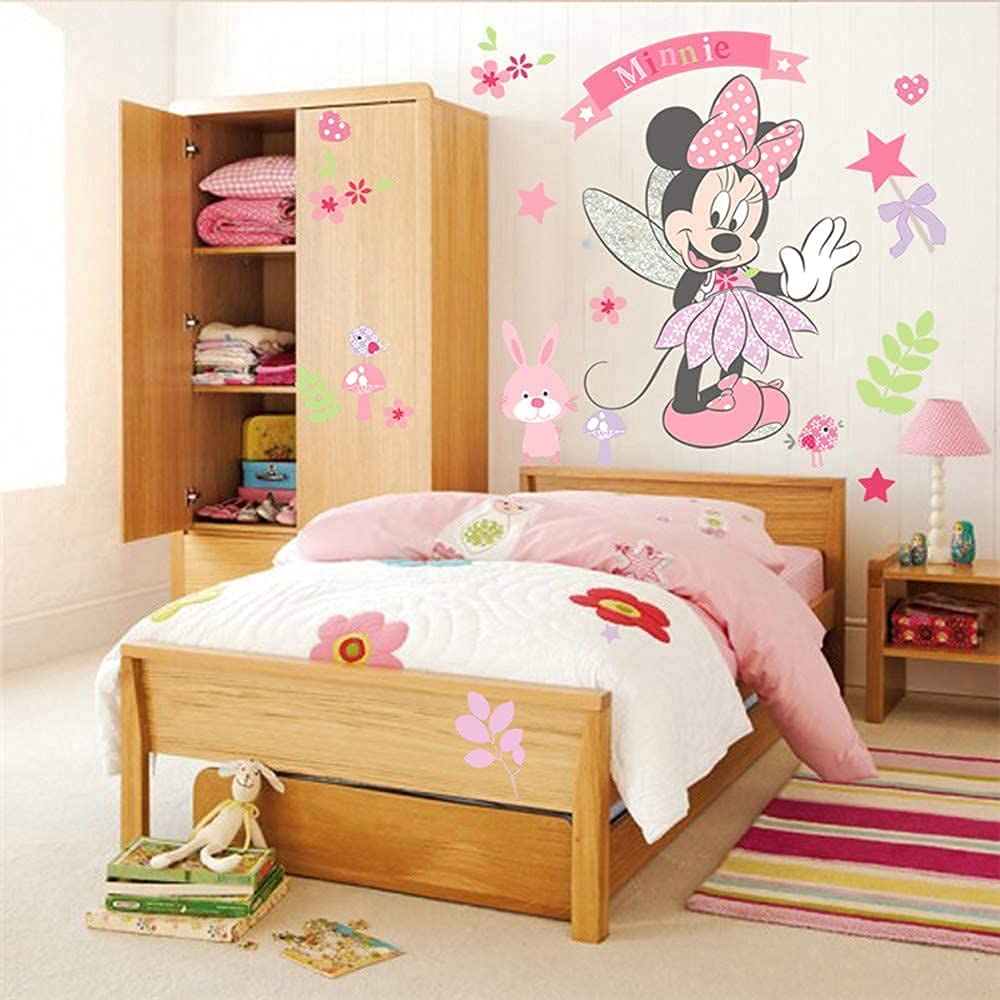 SchwartsCount cute cartoon wall decals perfect for gifting Minnie fans.