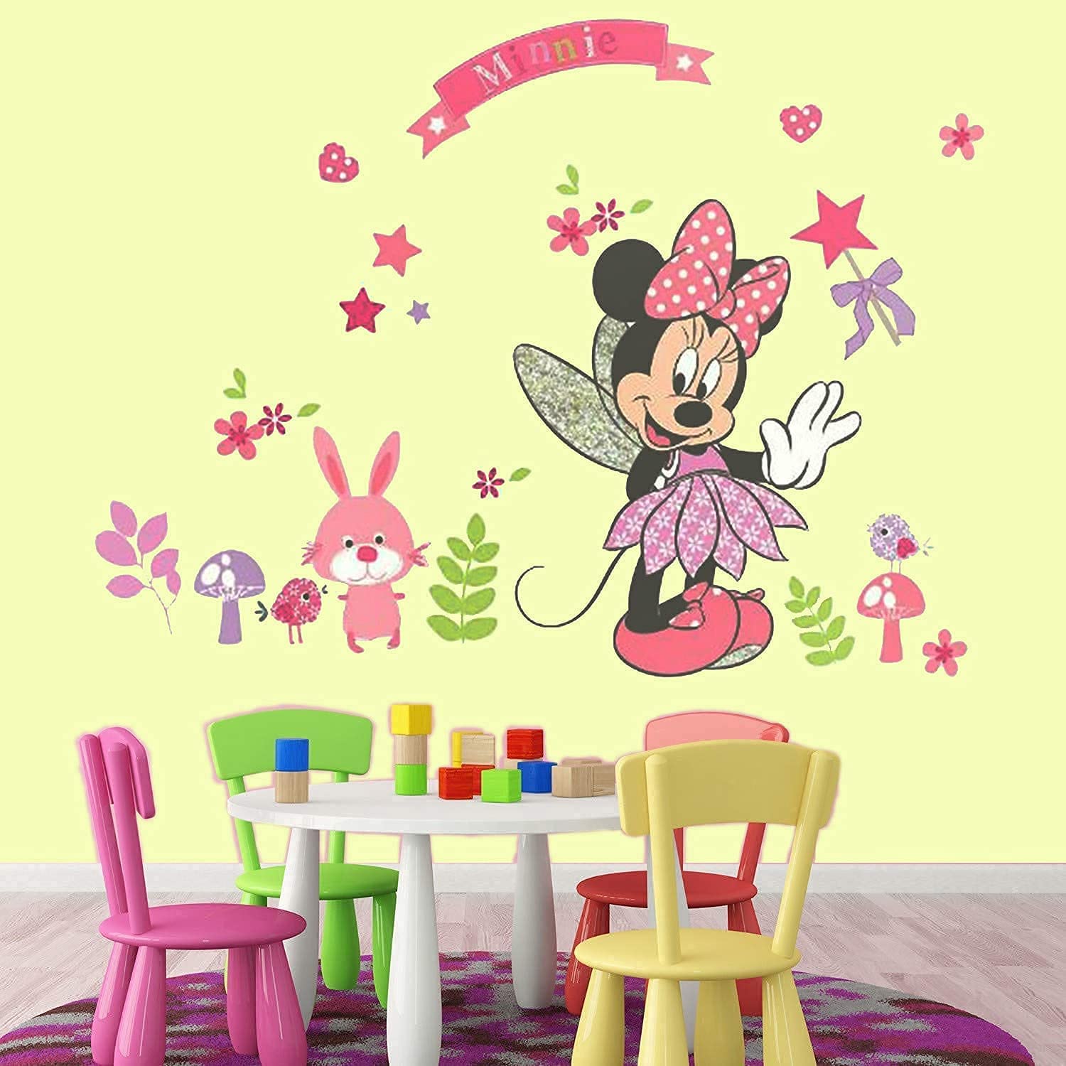 SchwartsCount kids room decor decals create a cheerful backdrop for play and learning.