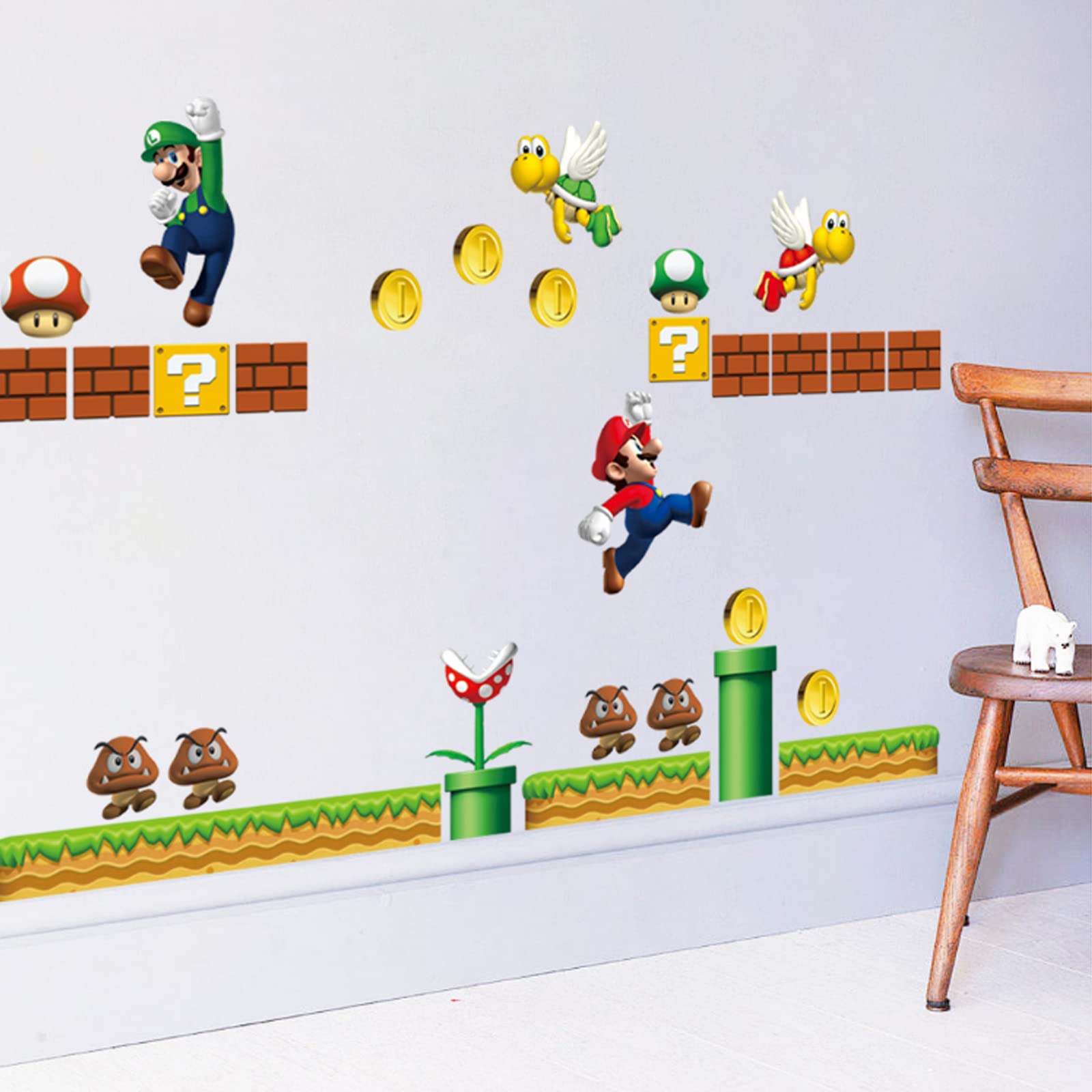 SchwartsCount vinyl wall decals help you quickly build engaging scenes on walls.