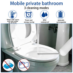 SCLDLOUY handheld bidet charging detail showing USB-C power
