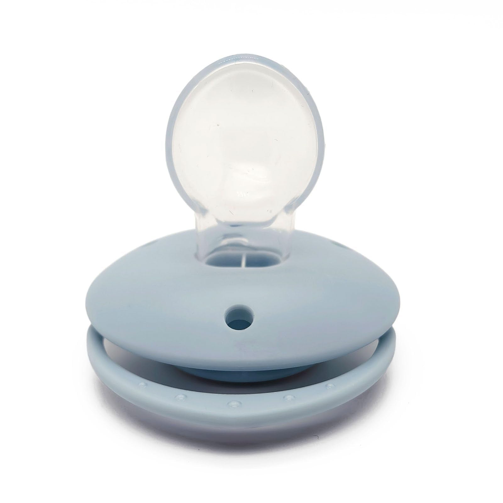 ScribbleHourglass anxiety paci with clip for secure, adjustable on-the-go use.