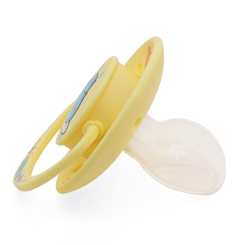ScribbleHourglass detachable pacifier parts enable thorough cleaning.