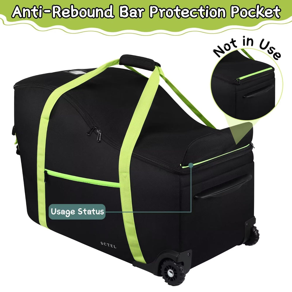 SCTEL travel bag bottom bumper feet keep bag off the ground