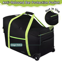 SCTEL travel bag bottom bumper feet keep bag off the ground