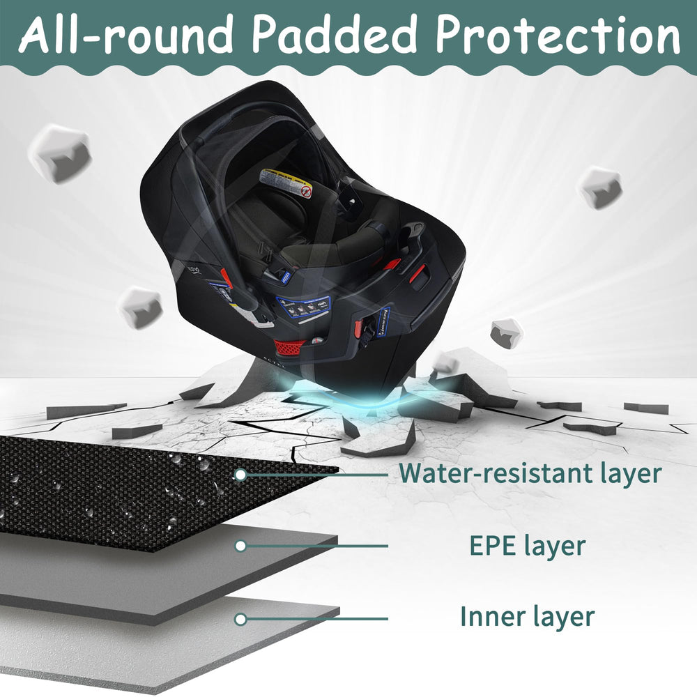 SCTEL travel bag with clear ID tag for easy airport identification.