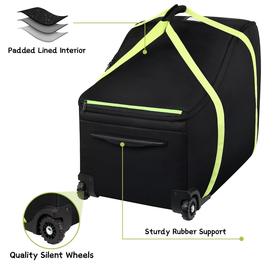 SCTEL travel bag folds compactly for easy backpack carry