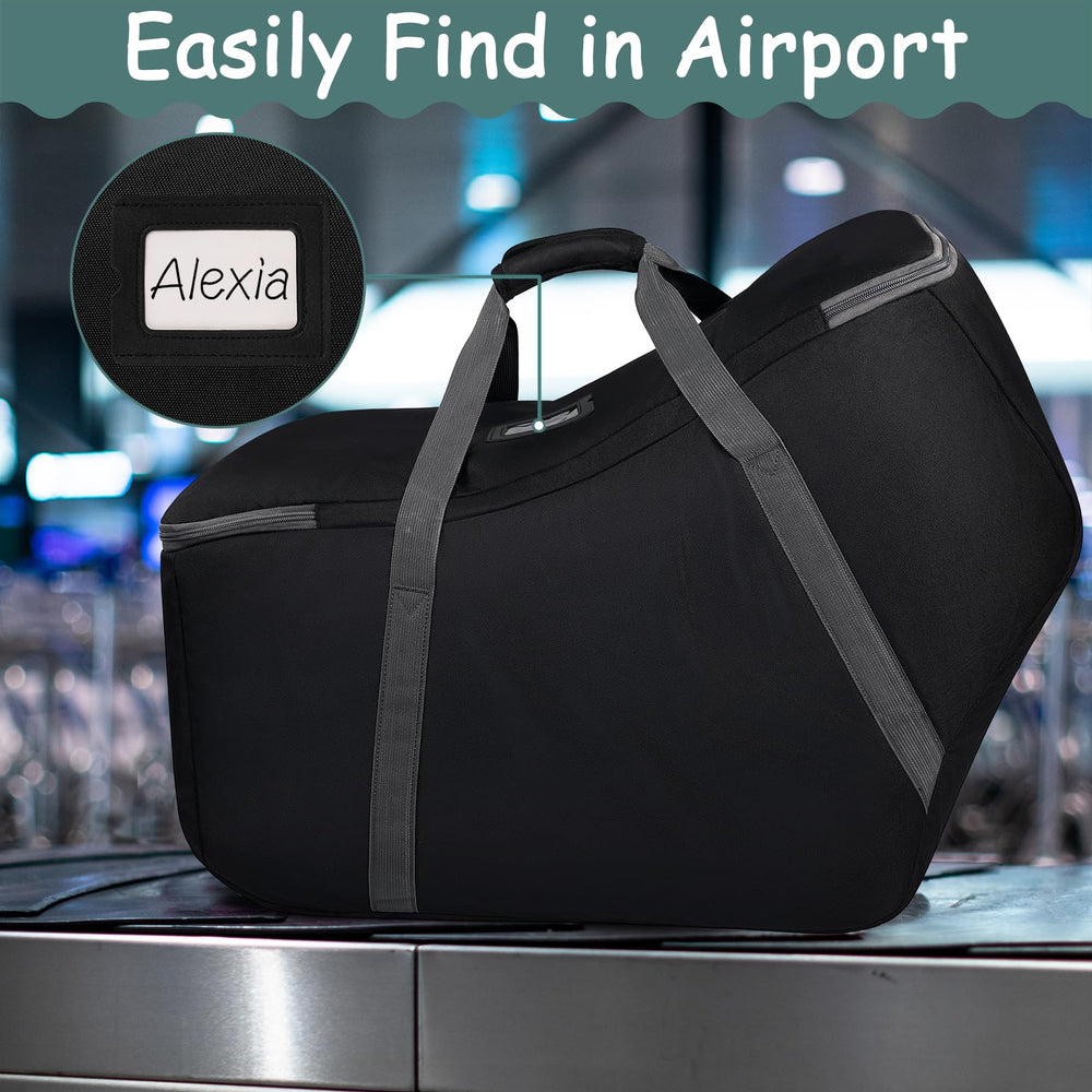SCTEL storage side pocket fits small items like wipes and towels.