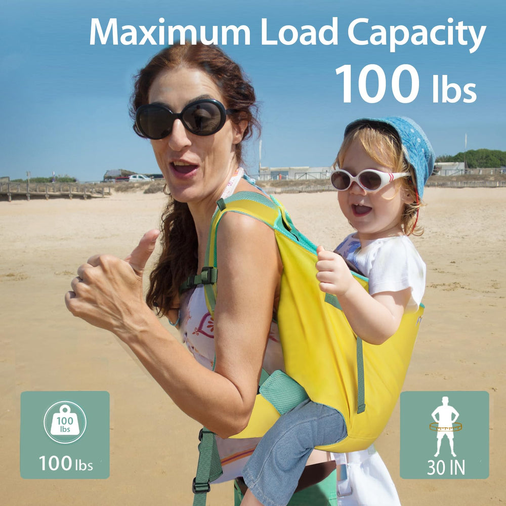 SCXinnkeer chest harness safety feature keeps child secure through rugged sections