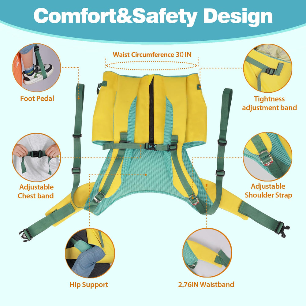 SCXinnkeer ergonomic shoulder straps reduce parent fatigue during long hikes