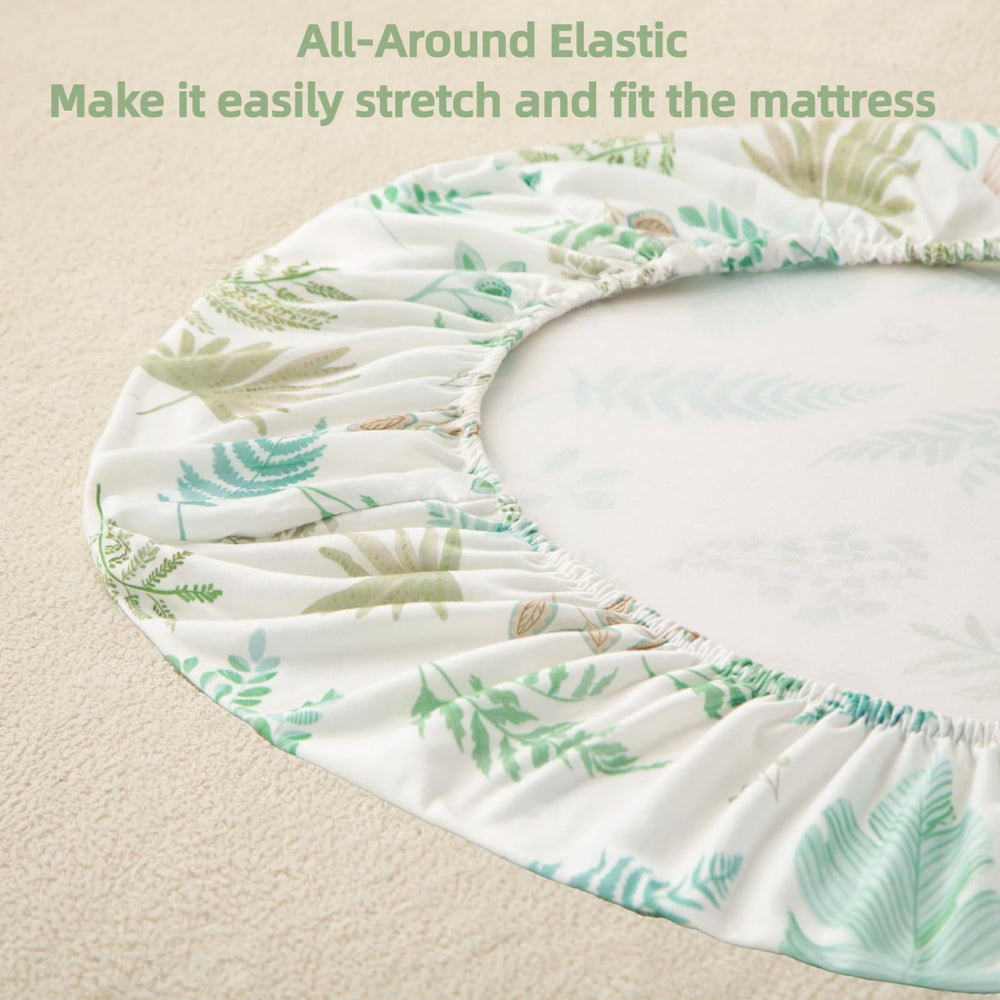 SDIII floral bassinet sheets packaged in a cute two-pack for a thoughtful baby gift.