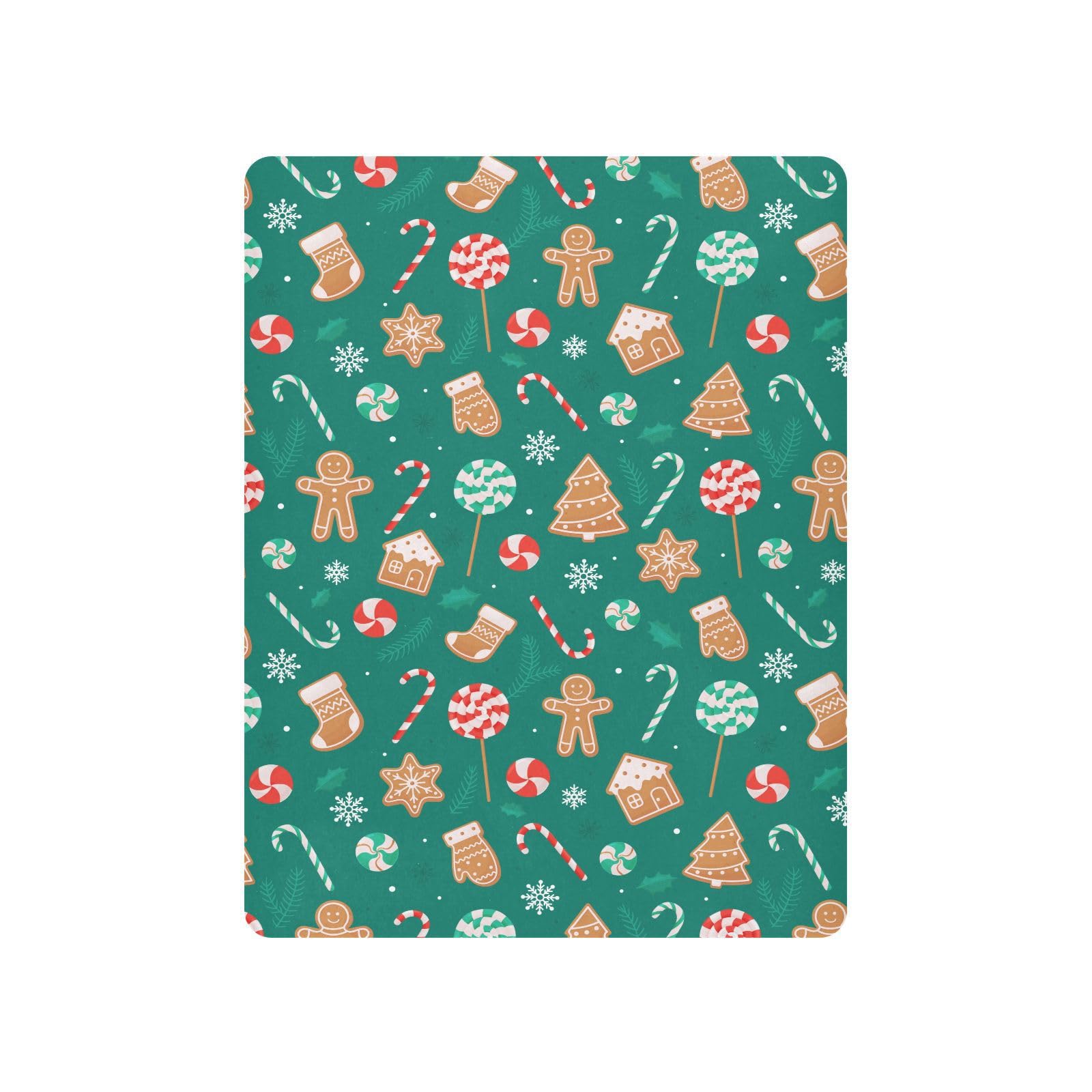 SDMKA Christmas Candy playard crib sheet with elastic edge for secure mattress