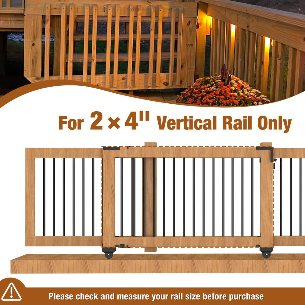 SDSNTE railers provide sturdy support for 2x4 frames.