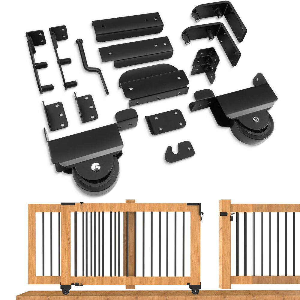 SDSNTE sliding gate kit wheels for smooth, quiet movement.