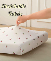 SDY baby girls crib sheets in soft jersey for sensitive skin.