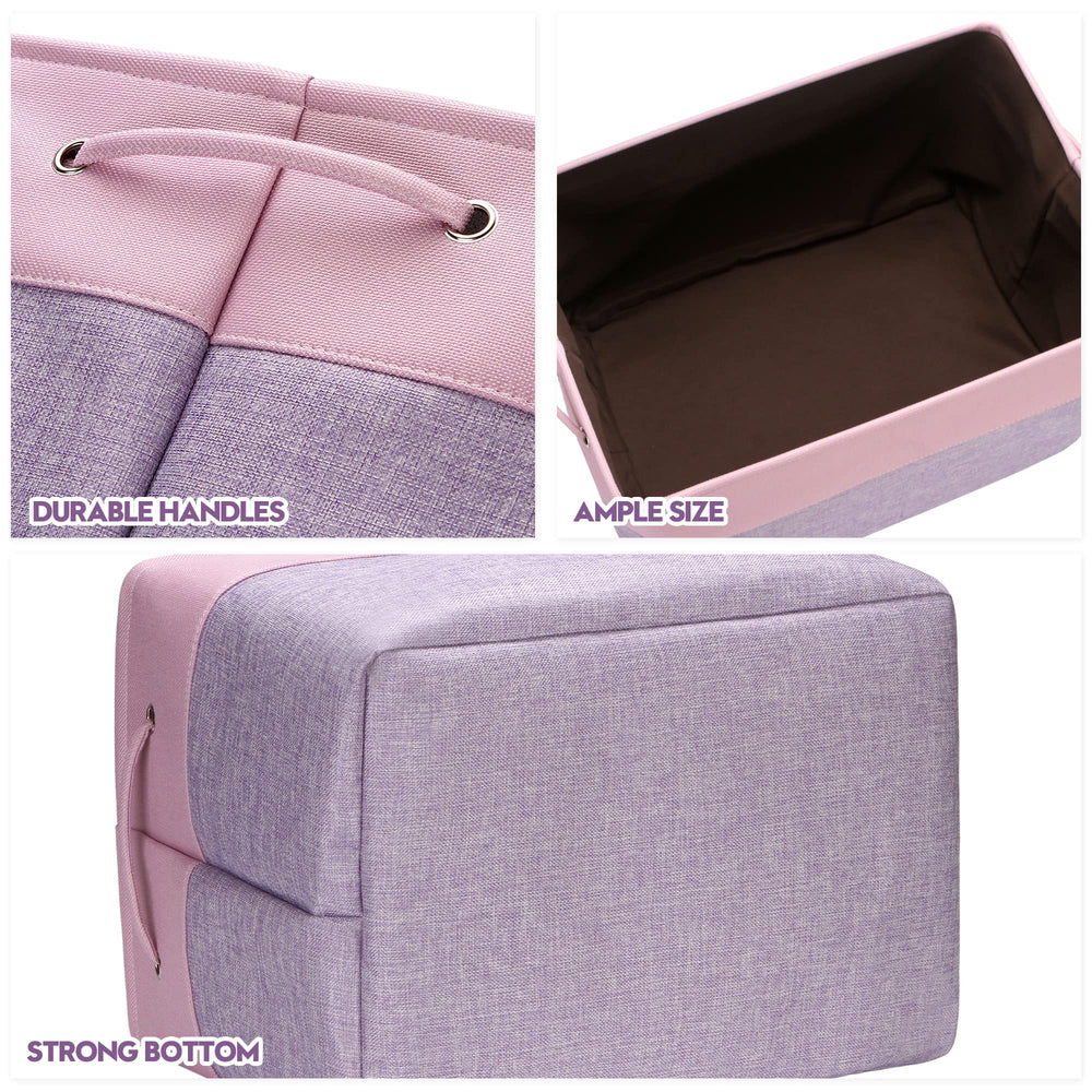 Sea Team two-tone Lavender/Orchid color adds stylish storage to home decor.