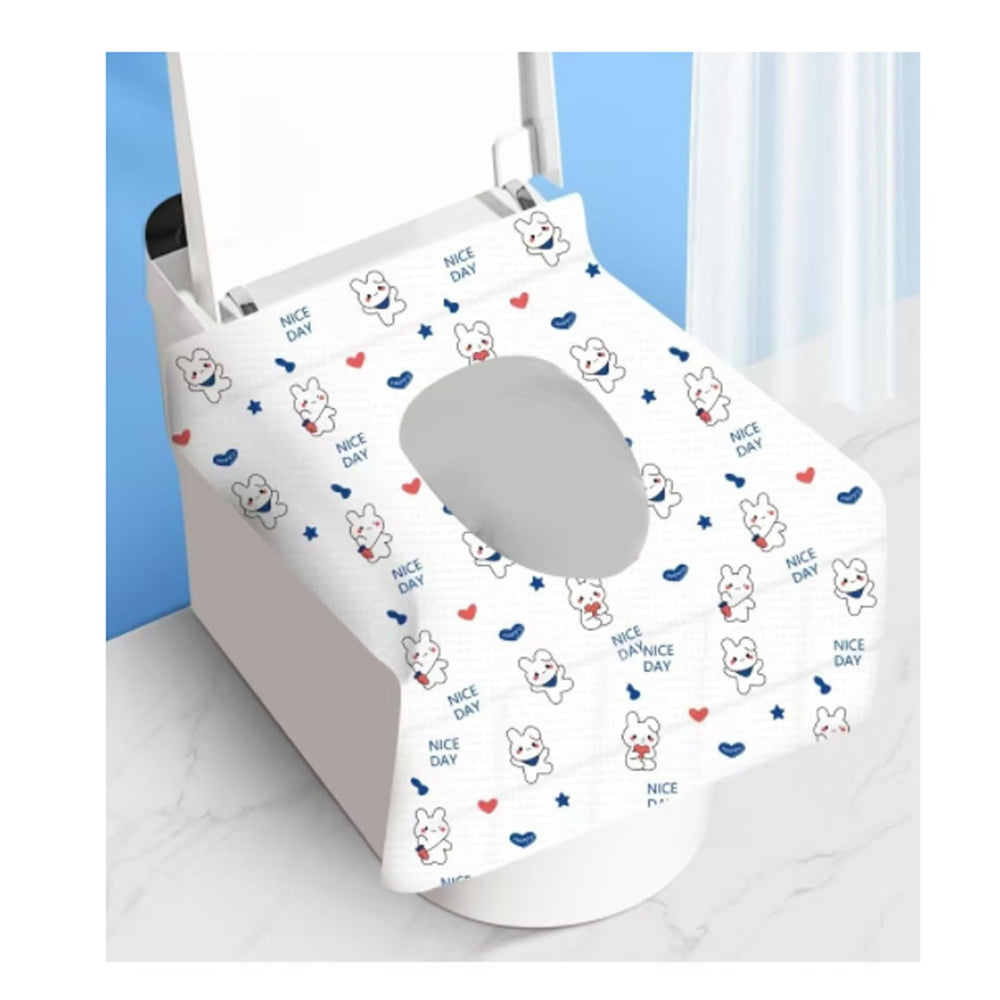 Sealjoyous disposable toilet seat cover with 30-pack, individually wrapped for easy travel.
