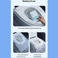 Sealjoyous seat cover with adhesive tabs provides non-slip stability without residue.