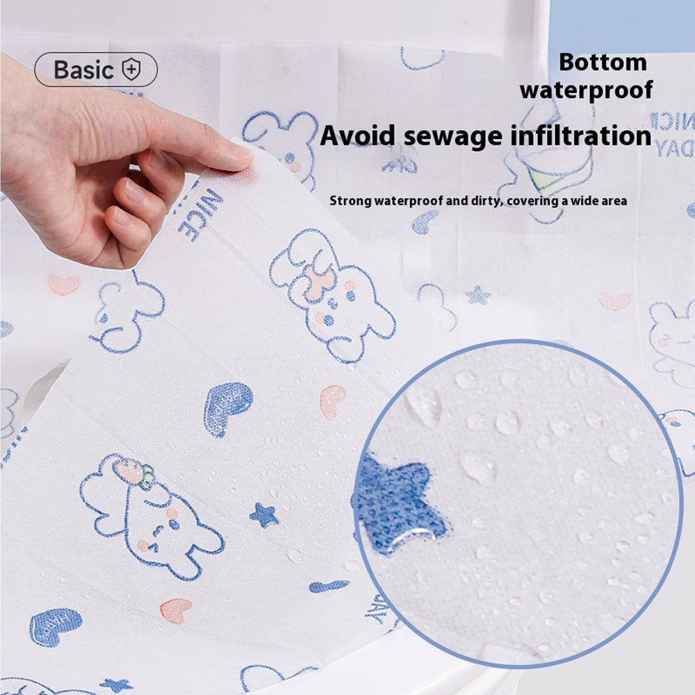 Sealjoyous soft waterproof seat cover with patterns, child-friendly and comfortable.