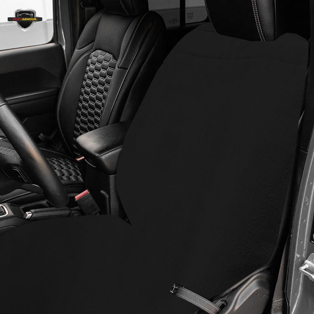 Seat Armour slip-over headrest design keeps a secure, snag-free fit.