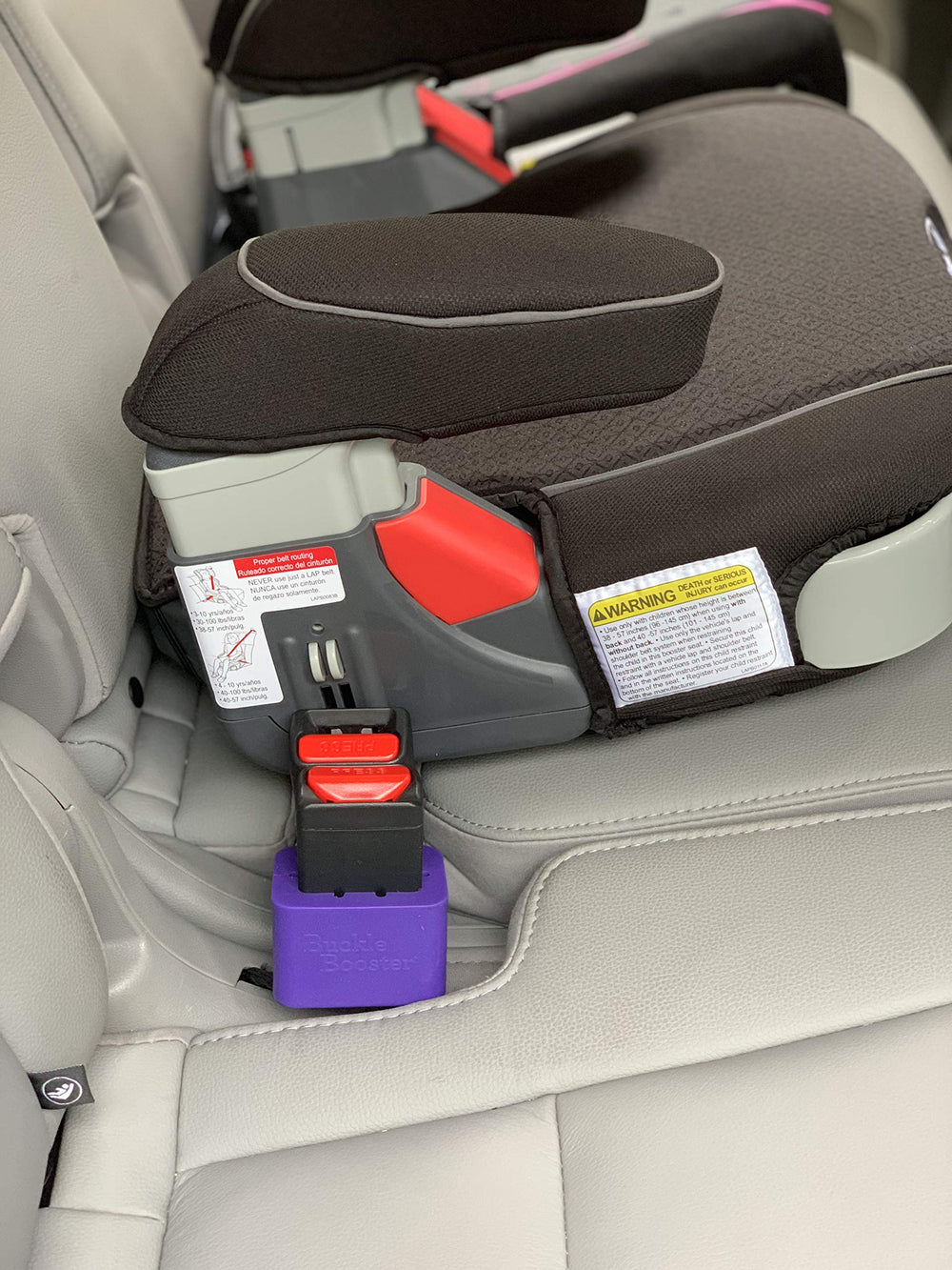 SEAT BELT EXTENDER PROS adult-friendly buckle booster supports mobility challenges.
