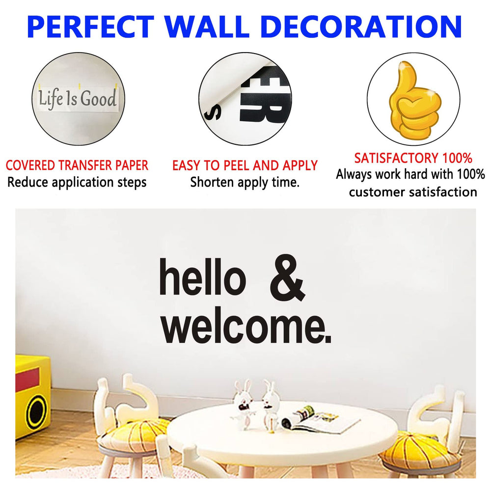 SEATUNE welcome saying decor brightens spaces like homes or offices.