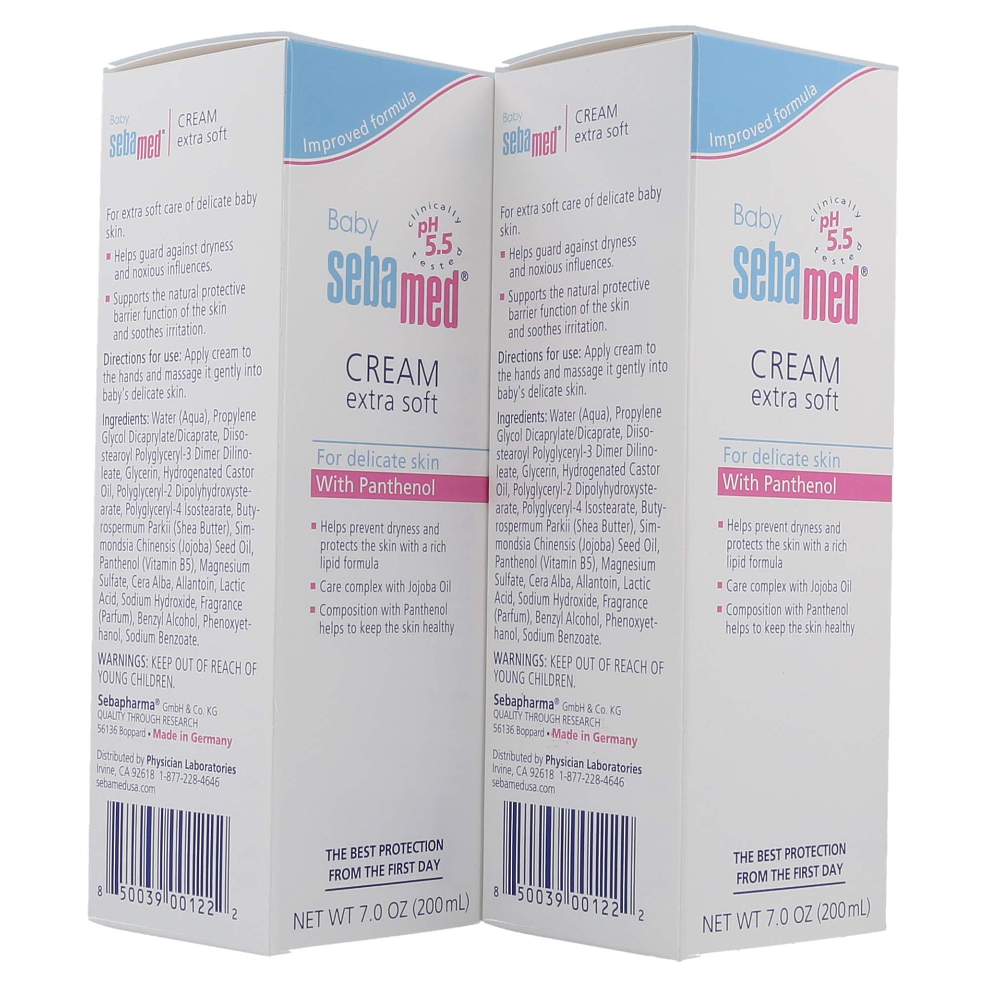 SEBAMED Baby Cream Extra Soft two-pack packaging as family-friendly value