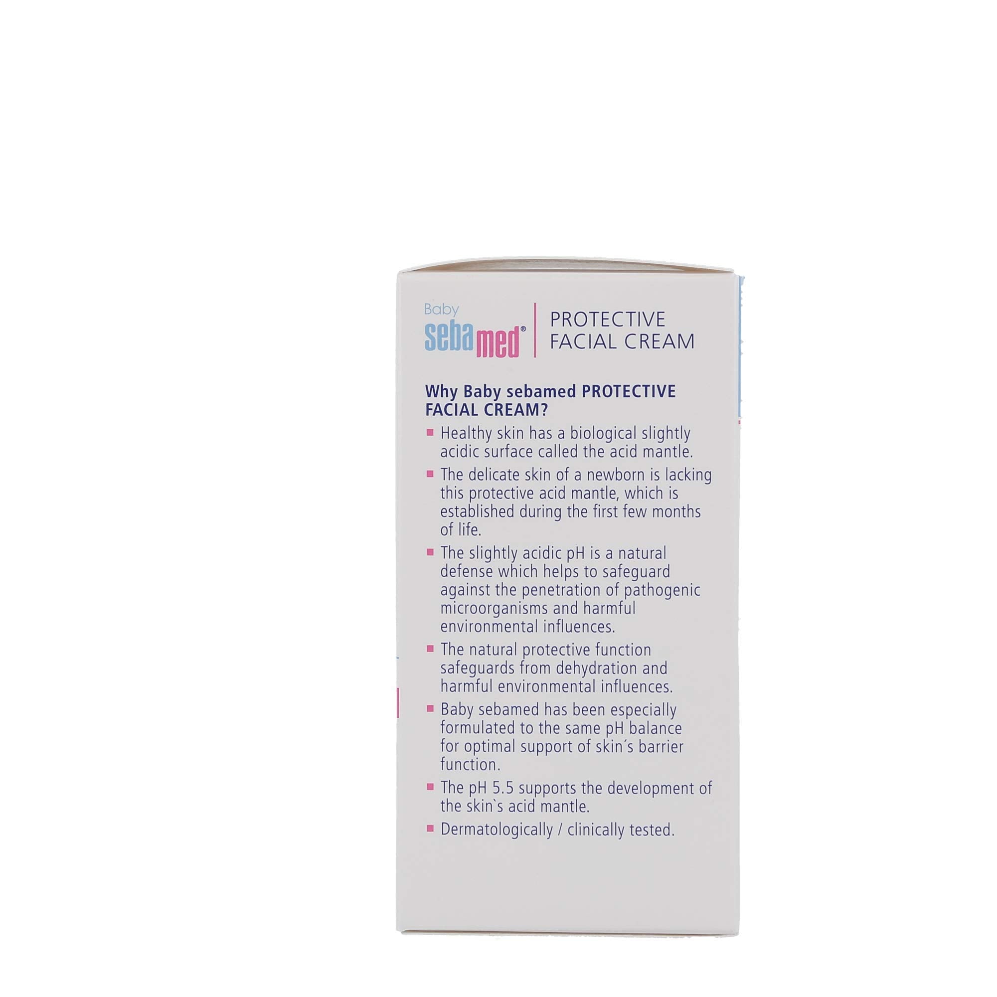 Sebamed Baby Panthenol ingredient label highlighting gentle formula
