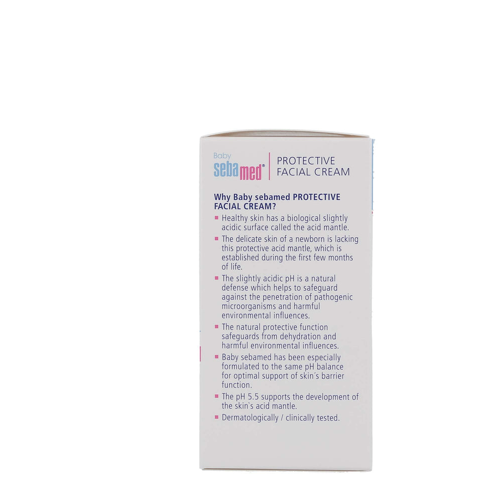Sebamed Baby Panthenol ingredient label highlighting gentle formula