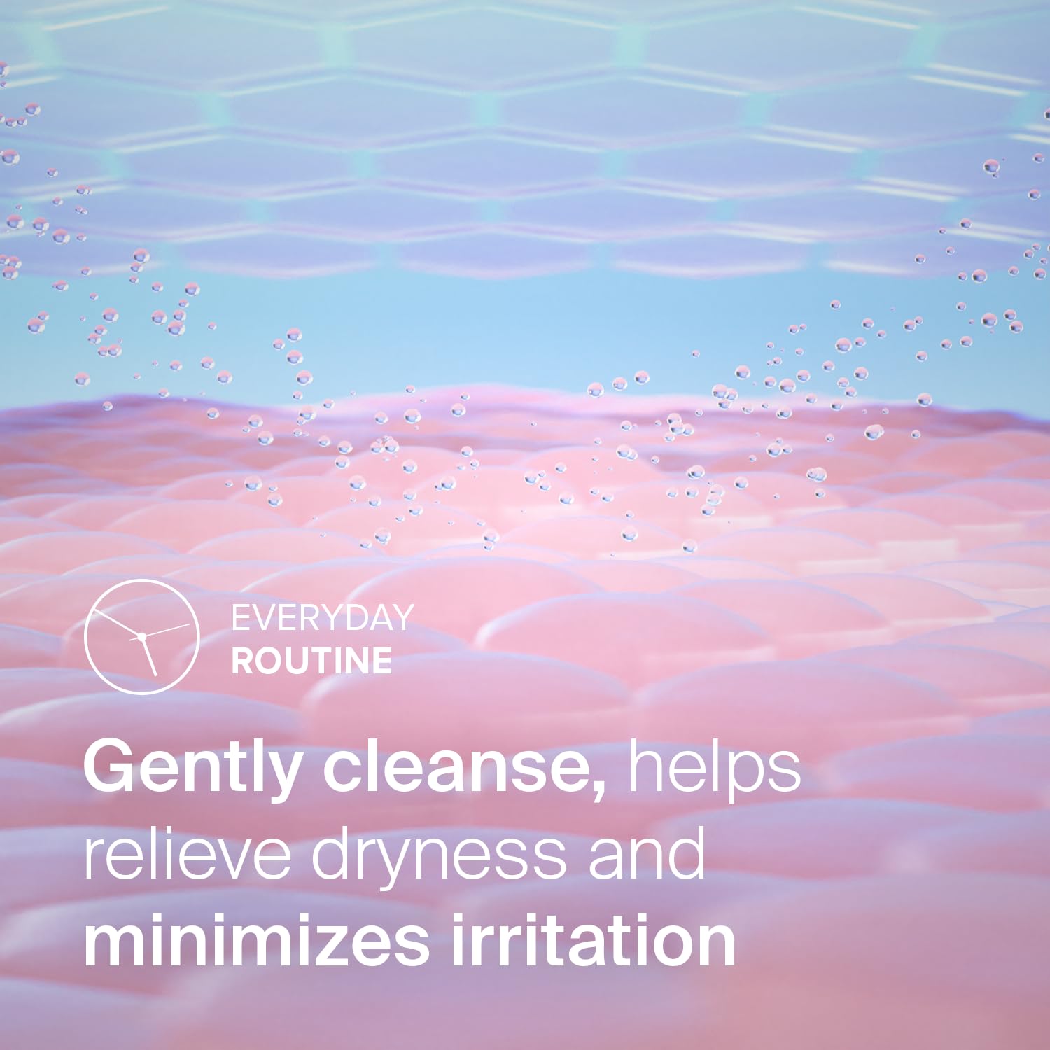 SEBAMED feminine wash foam close-up showing gentle lather for sensitive skin.
